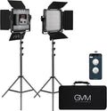 Two-Pack Bi-Color LED Video Light Panels with App Control