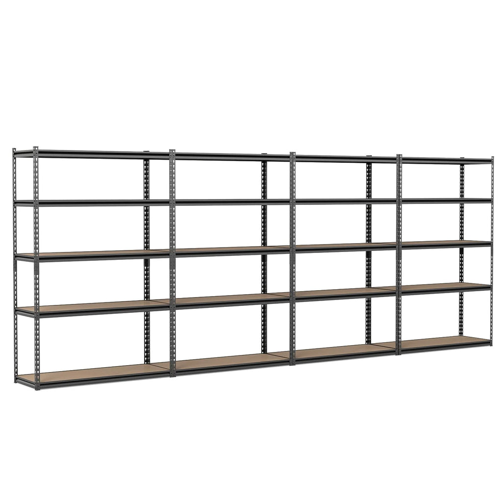 Tangkula 5-Tier Heavy Duty Garage Shelving Unit 2200 LBS Metal Storage Organizer Rack
