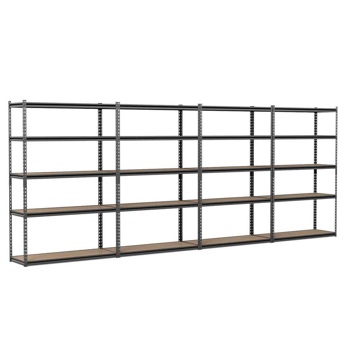 Tangkula 5-Tier Heavy Duty Garage Shelving Unit 2200 LBS Metal Storage Organizer Rack