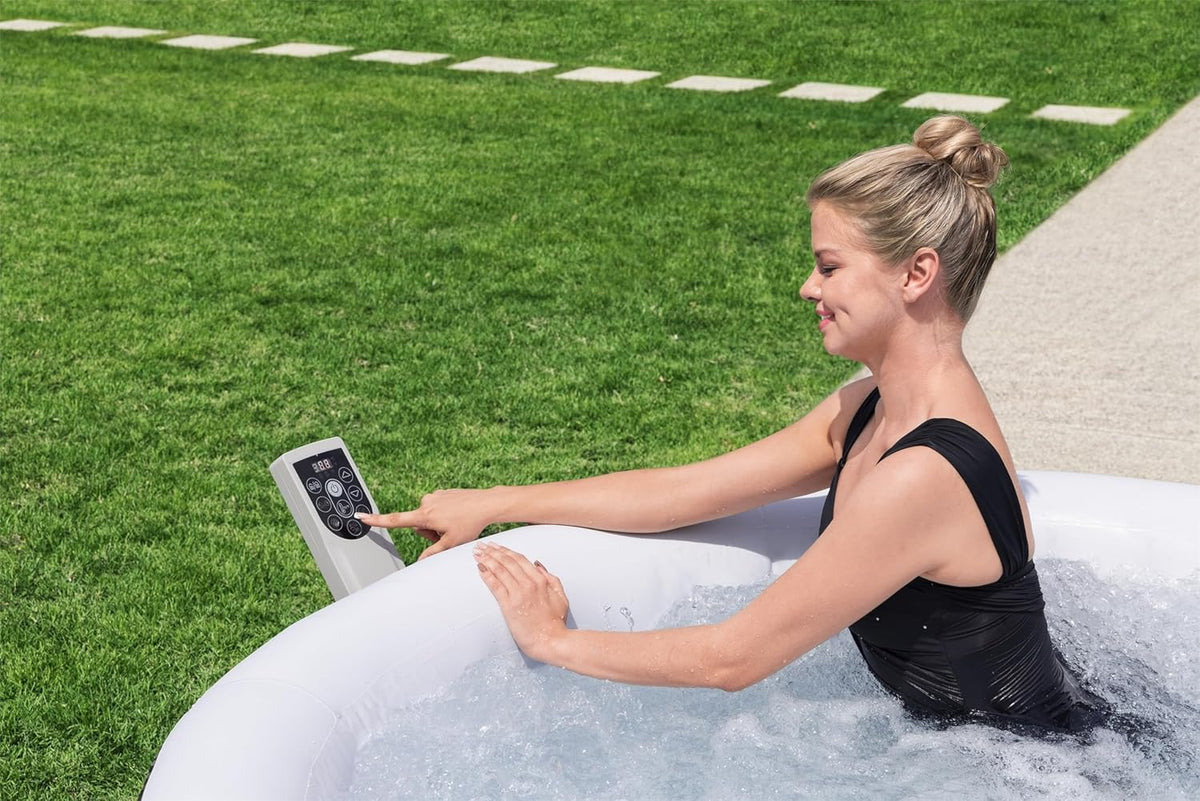 Inflatable Hot Tub Spa (71" X 26") | Portable Hot Tub with 2 Covers (1 Energy-efficient Thermal Cover and 1 Standard Cover) | Fits Up to 2-4…