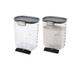 Progressive International ProKeeper+ Clear Plastic Airtight Food Baker's Kitchen Storage Organization Container Canister Set