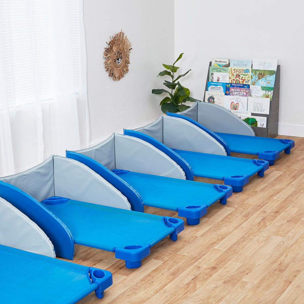 Stackable Toddler Nap Cots, Set of 6