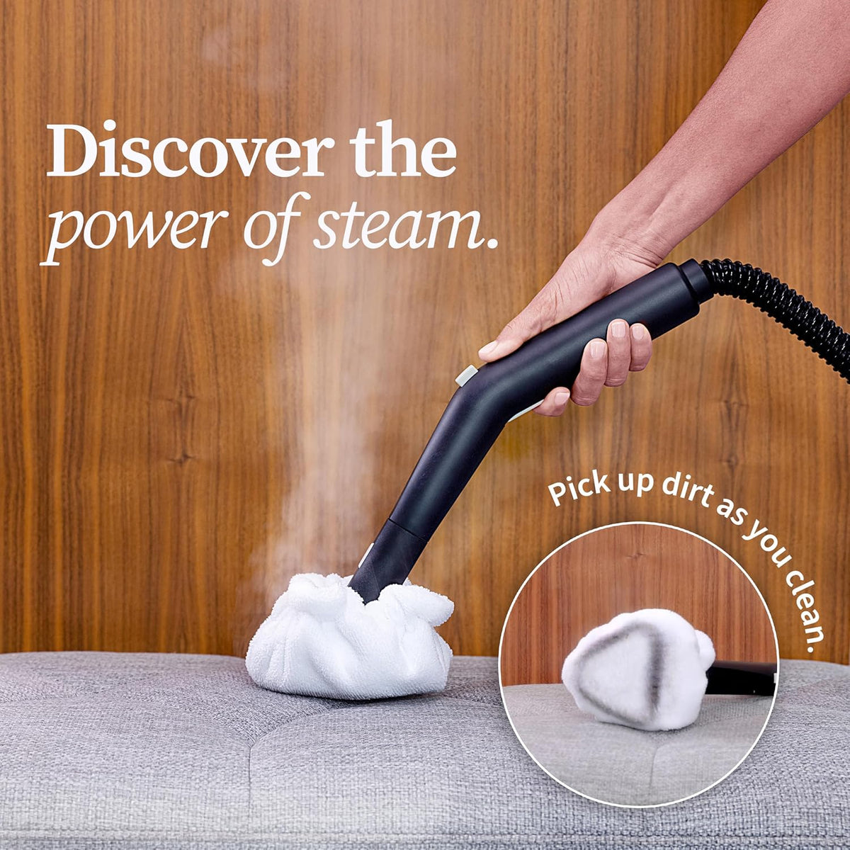 Steam Cleaner with 17-Piece Accessory Kit