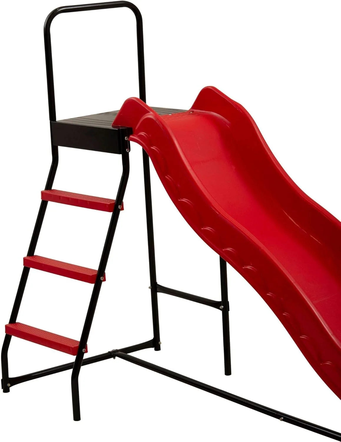 Trampoline Ladder and Slide Combo with Entry Platform