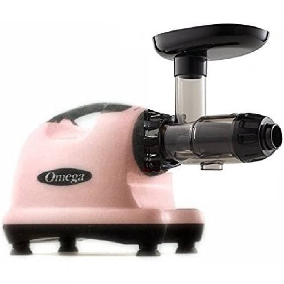 Omega J8006 Nutrition Center Quiet Dual-Stage Slow Speed Masticating Juicer Creates Continuous Fresh Healthy Fruit and Vegetable Juice at 80