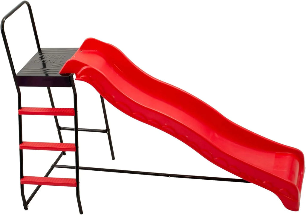 Trampoline Ladder and Slide Combo with Entry Platform