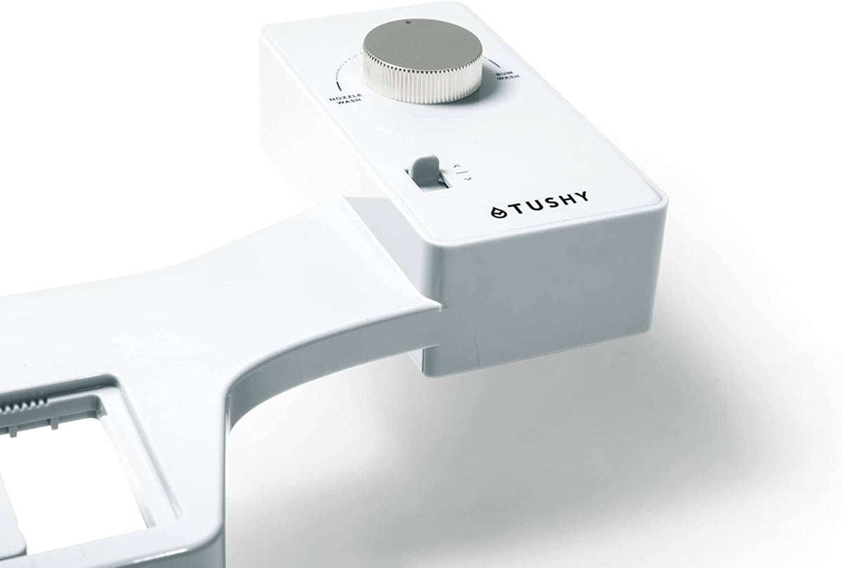 Tushy Classic 2.0 Bidet Toilet Seat Attachment, White and Silver