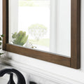 Ove Decors Tahoe 28 inch x 36 inch Framed Wall Mirror in Dark Charcoal