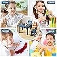 Unicoo® Kids Folding Table and Chairs Set, Height Adjustable Kids Folding Table Compact Design, Kids Table and Chairs Foldable, Picnic Table, Perfect for Playrooms, Classrooms, and Outdoor