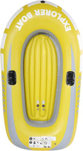 Two-Person Inflatable Boat with Oar Locks and Grab Handles