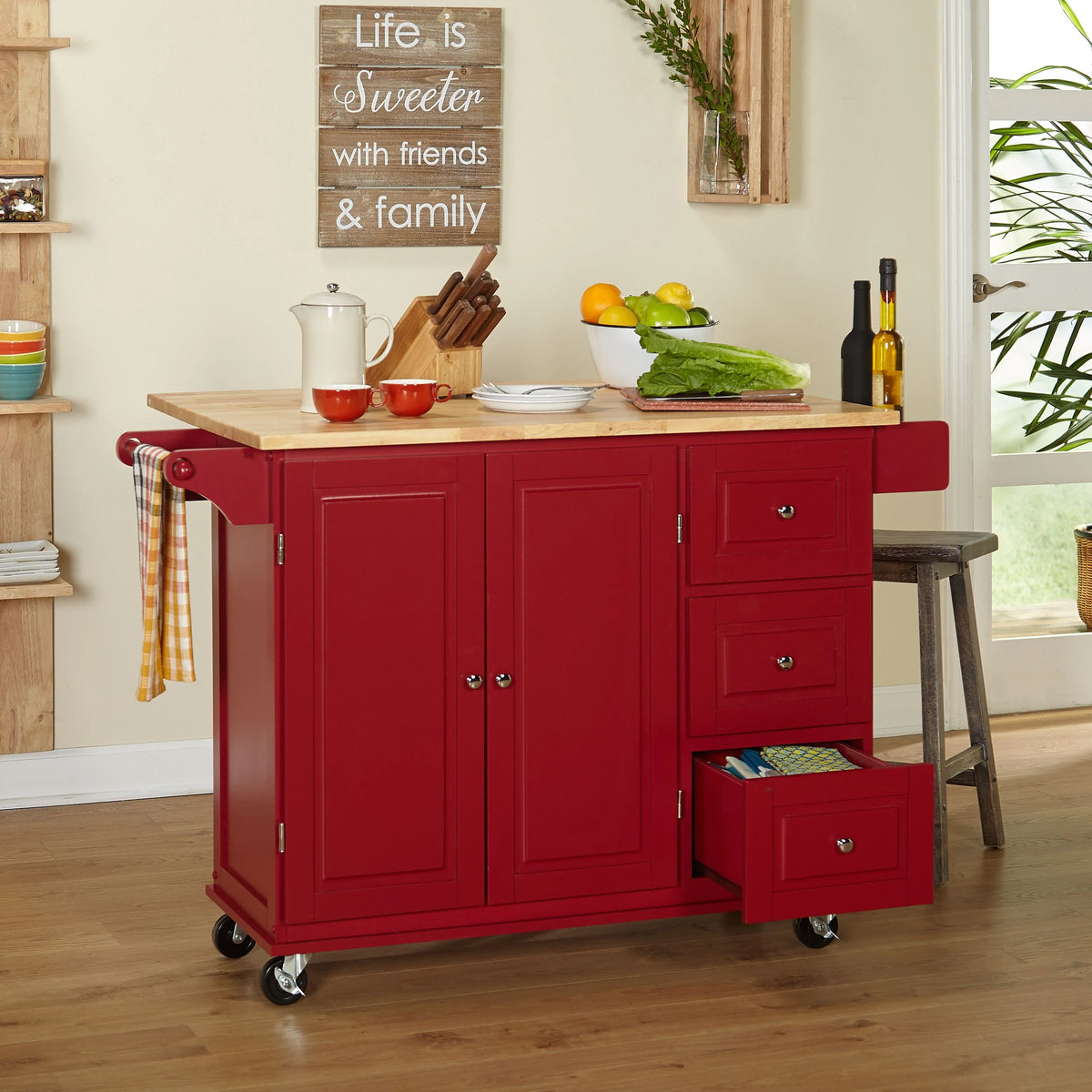 Thatcher Kitchen Cart, Grey
