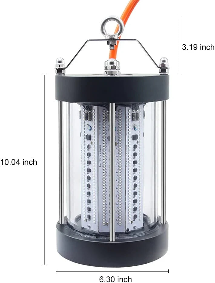 Ns 500W LED Underwater Fishing Light 35,000 Lumen Night Fish Attracting Light Waterproof