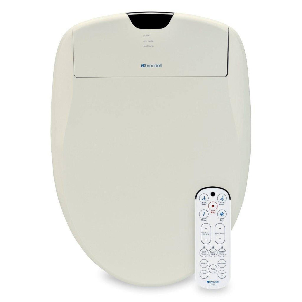 Brondell Swash 1400 Biscuit Luxury Bidet Toilet Seat - Elongated