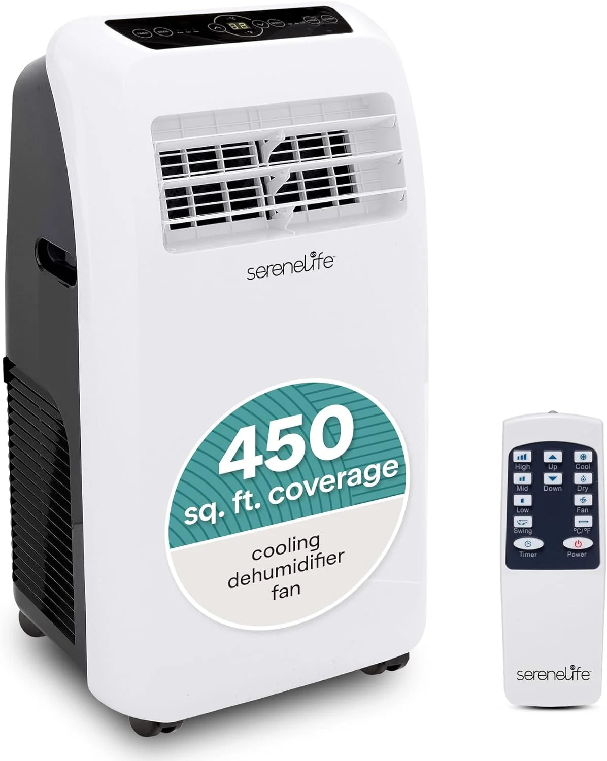 Portable Air Conditioner with Remote Control and Window Kit