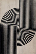 Momeni 5'3" x 7'6" Ivory Xander XAN-5 Area Rug