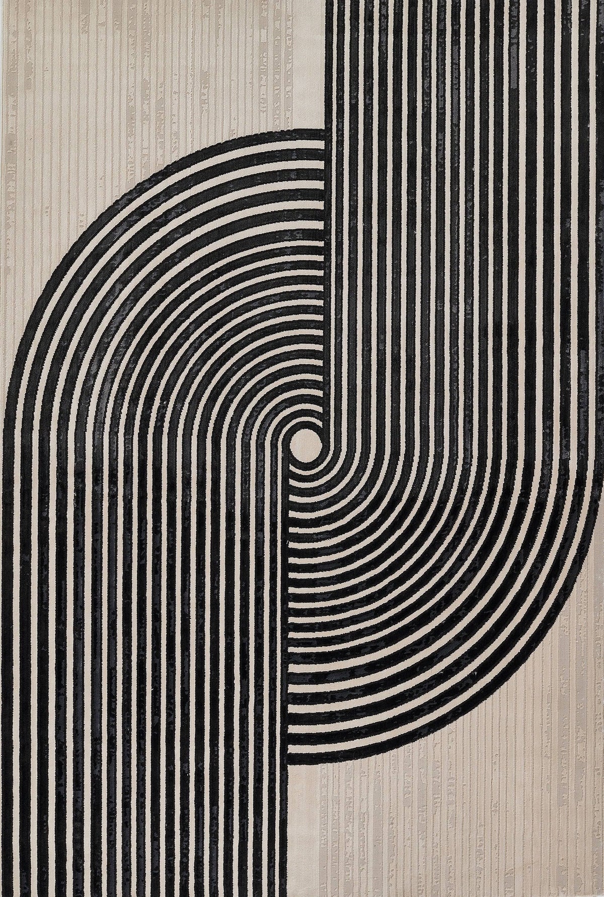 Momeni 5'3" x 7'6" Ivory Xander XAN-5 Area Rug