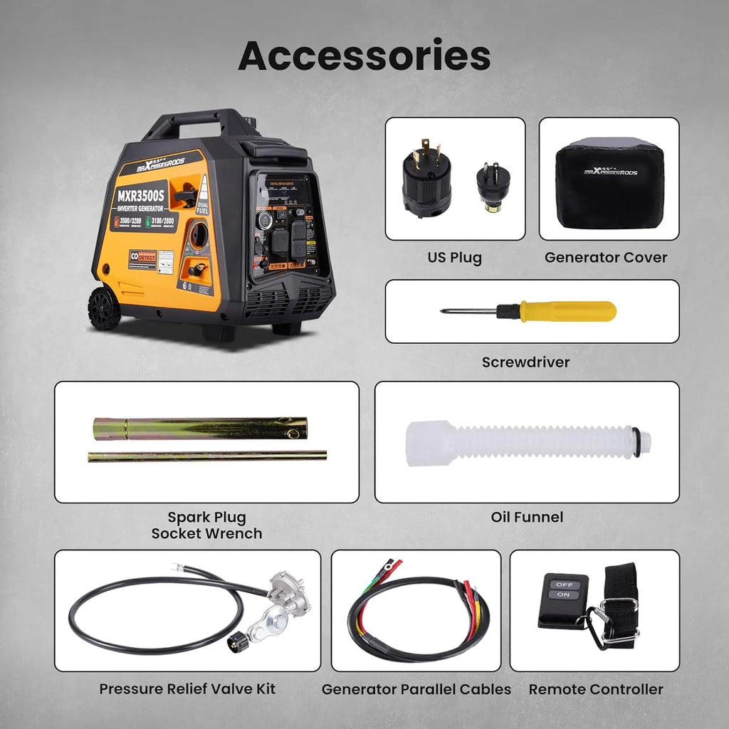 Portable Inverter Generator for Camping and RV Use