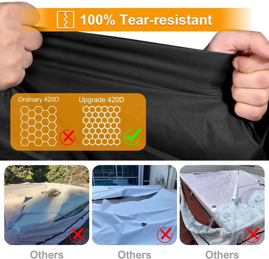 Square Waterproof Hot Tub Cover Protector