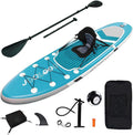 Inflatable Stand-Up Paddle Board with Backpack and Paddle