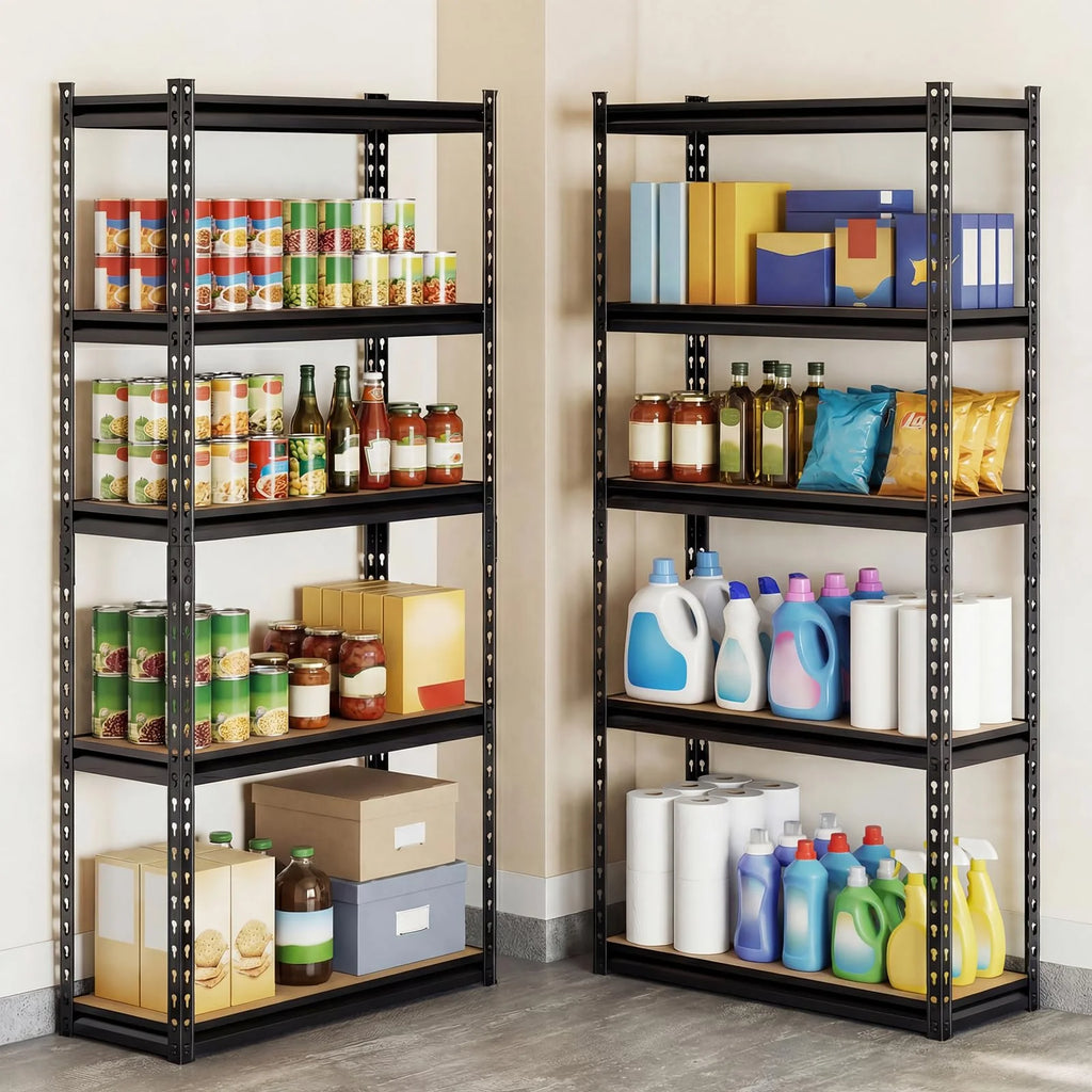 Tangkula 5-Tier Heavy Duty Garage Shelving Units w/Adjustable Utility Rack (30" W x 12" D x 60" H)