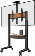 Motorized Mobile TV Stand for 37–86-Inch TVs