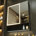 LED Bathroom Mirror Cabinet with Anti-Fog Function and Outlets