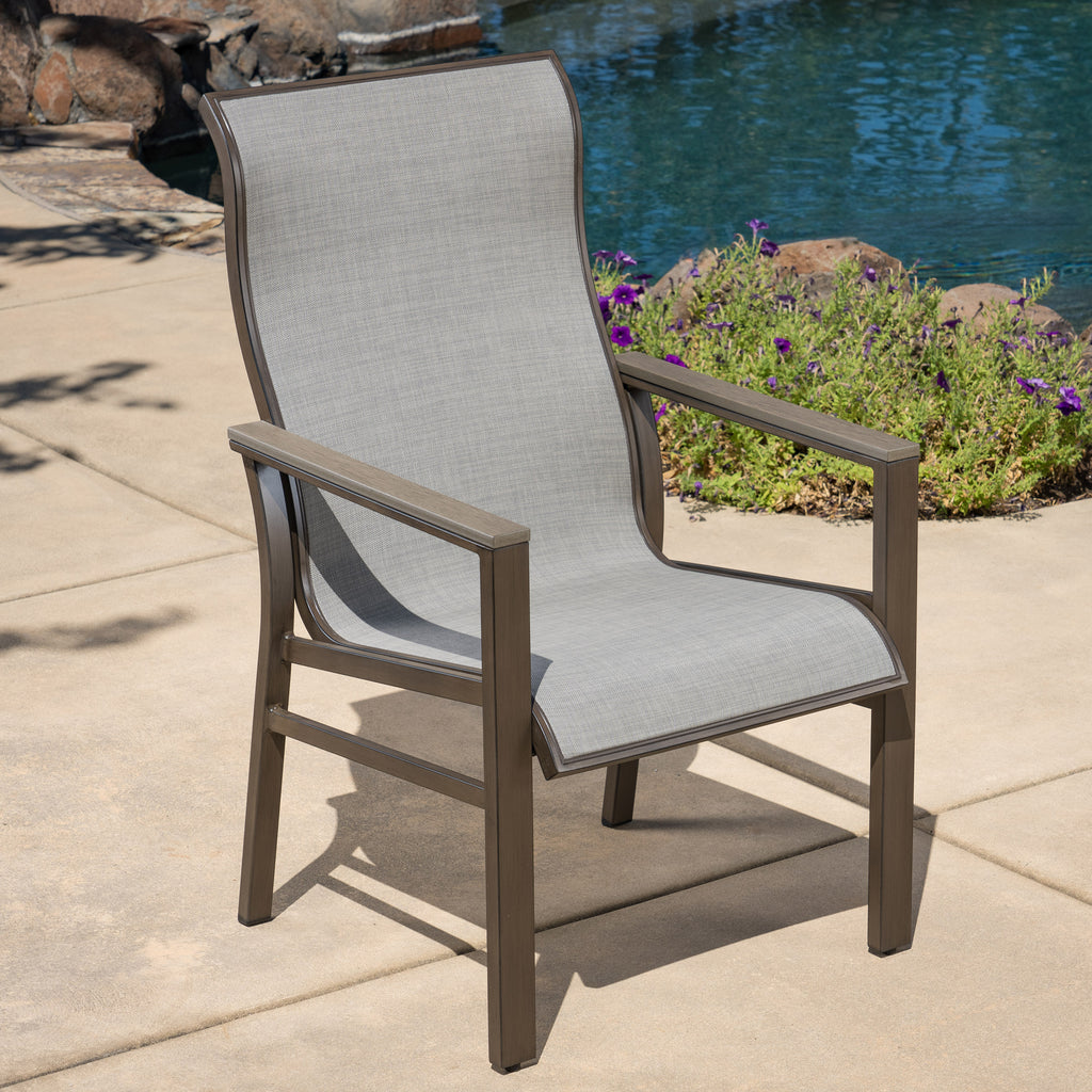 Sunvilla Nichols 7 - Piece Sling Outdoor Patio Dining Set