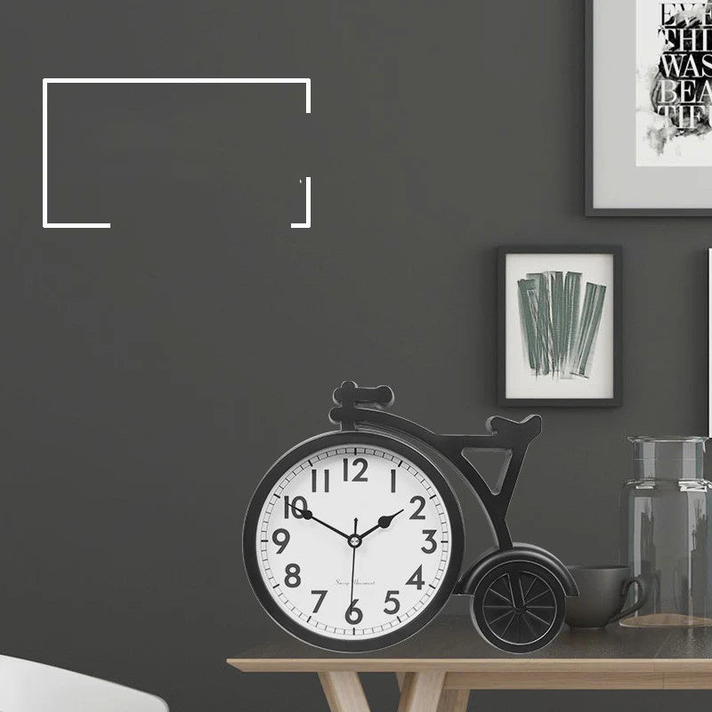 Modern Resin Table Clock – Decorative Desk & Living Room Home Decor