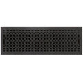 Signature Hardware 917438-6-22 Honeycomb Cast Iron Floor Register - Black