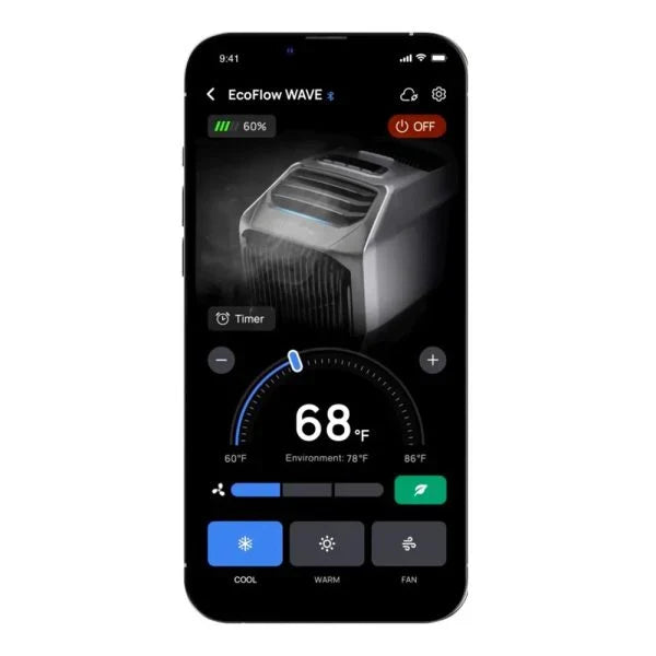 Wave 2 1800W Portable Outdoor AC with Heater, 6K btu